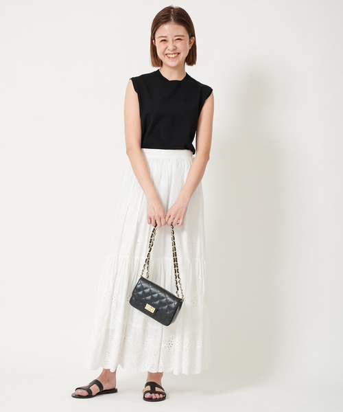 Spick＆Span ケーブルノースリーブニット セール】ノースリーブ ニットプルオーバー◇（タンクトップ）｜U