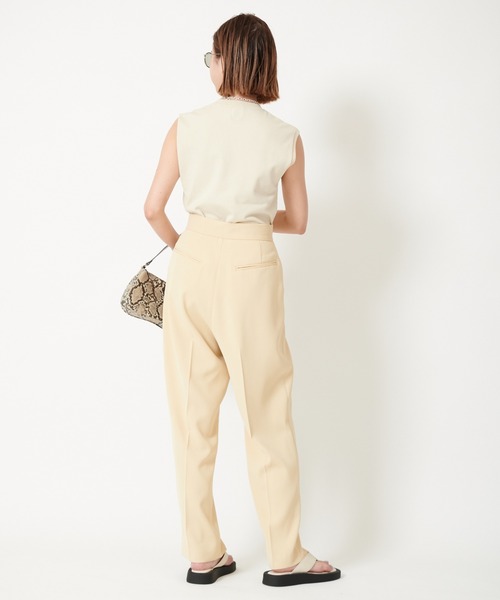 U by SPICK&SPAN(ユーバイスピックアンドスパン)の「ノースリーブ ニットプルオーバー◆(タンクトップ・レディース・ブラック/オレンジ/ホワイト系その他・FREE)」の16枚目の写真