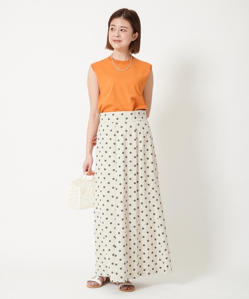 U by SPICK&SPAN(ユーバイスピックアンドスパン)の「ノースリーブ ニットプルオーバー◆(タンクトップ・レディース・ブラック/オレンジ/ホワイト系その他・FREE)」の21枚目の写真