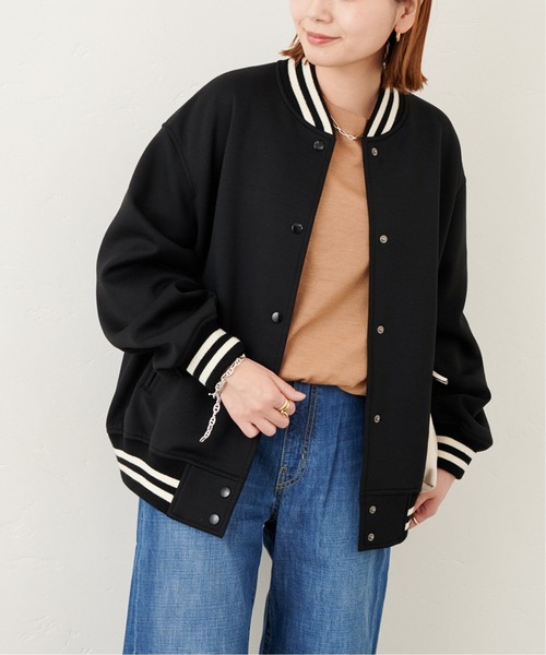 JOURNAL STANDARD(ジャーナルスタンダード)の「ダンボールスタジャン(スタジャン・レディース・ブラック/ネイビー・FREE)」の13枚目の写真