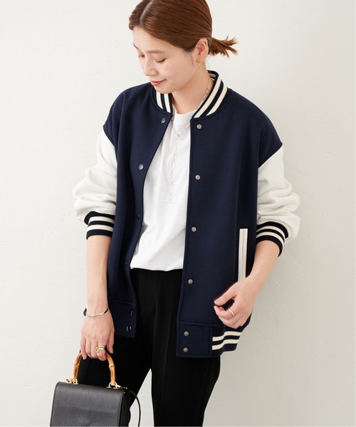 JOURNAL STANDARD(ジャーナルスタンダード)の「ダンボールスタジャン(スタジャン・レディース・ブラック/ネイビー・FREE)」の17枚目の写真