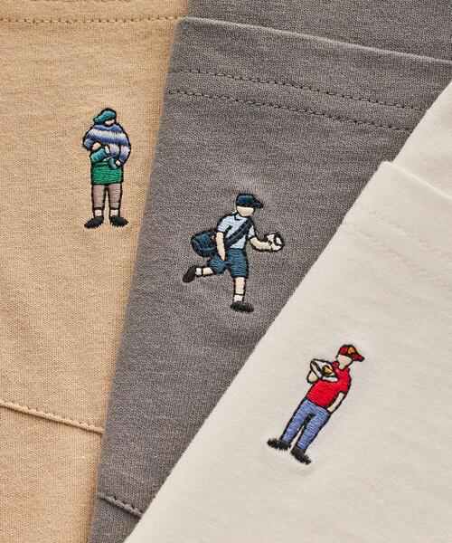 ワンポイント刺繍シリーズ 働く人刺繍tシャツ メンズ Men Coen コーエン 公式ファッション通販 ワンポイント刺繍シリーズ 働く人刺繍tシャツ メンズ Men Coen コーエン 公式ファッション通販