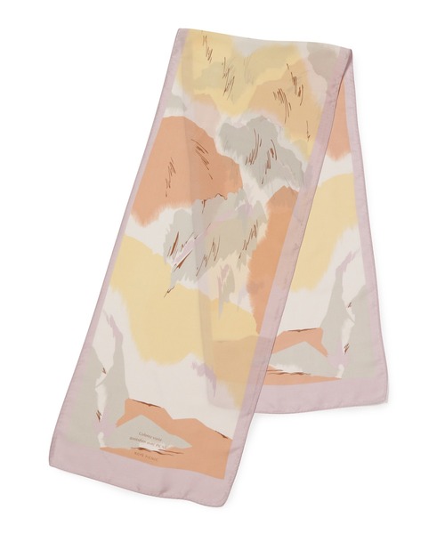 ROPE' PICNIC(ロペピクニック)の「リング付きペールトーンカラーロングスカーフ(バンダナ/スカーフ・レディース・ピンク/グリーン系その他・FREE)」の2枚目の写真