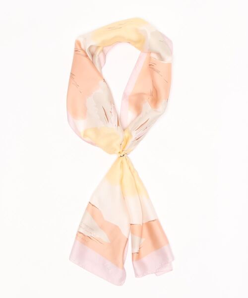 ROPE' PICNIC(ロペピクニック)の「リング付きペールトーンカラーロングスカーフ(バンダナ/スカーフ・レディース・ピンク/グリーン系その他・FREE)」の7枚目の写真