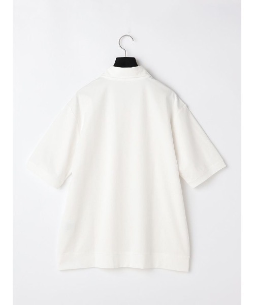 Perfect Suit FActory（パーフェクトスーツファクトリー）の「インナーメッシュ付き　ポロシャツ　オフホワイト/ブラック/グレー（ポロシャツ・メンズ・オフホワイト/ライトグレー/ブラック・L/LL/M）」の12枚目の写真