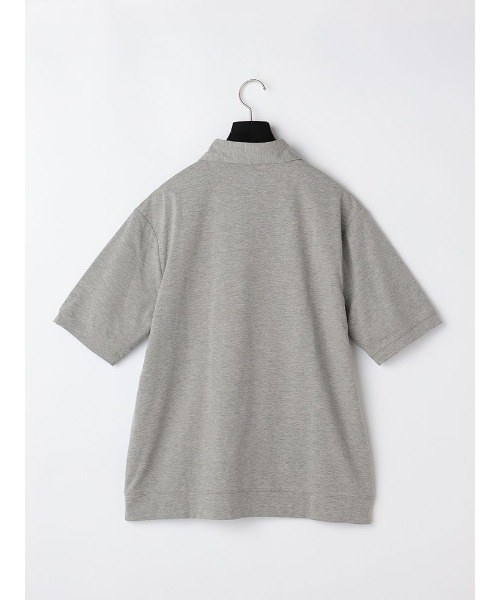 Perfect Suit FActory（パーフェクトスーツファクトリー）の「インナーメッシュ付き　ポロシャツ　オフホワイト/ブラック/グレー（ポロシャツ・メンズ・オフホワイト/ライトグレー/ブラック・L/LL/M）」の19枚目の写真