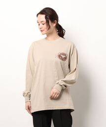 【どすこい弁当学芸大学店×カリーカイラス】カイラスキャット　ロングスリーブＴシャツ