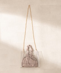 OLIVE des OLIVE | 【WEB限定カラー有】巾着ショルダーinPVCバッグ(ショルダーバッグ)