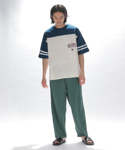 NFL(ナショナルフットボールリーグ )の「【NFL】コラボストレートパンツ(その他パンツ・メンズ・ベージュ/ブラック/グリーン・LARGE/MEDIUM)」の4枚目の写真