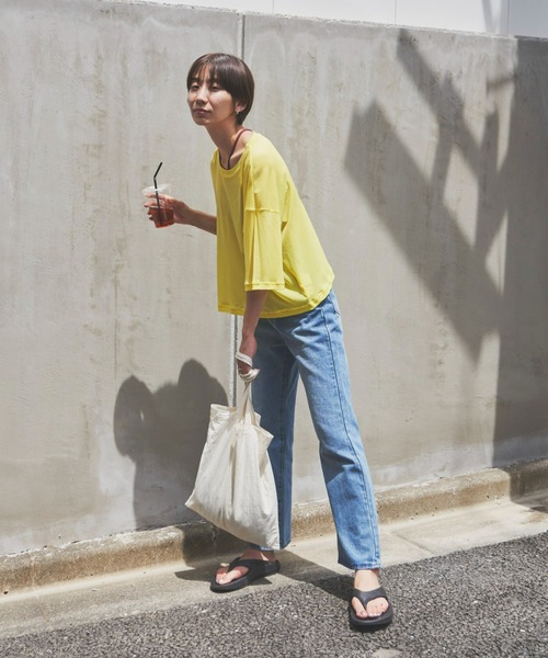 Auntie Rosa Holiday（アンティローザホリデー）の「リブバッククロスホルターキャミ（キャミソール・レディース・ブラック/ブラウン/イエロー・FREE）」の16枚目の写真