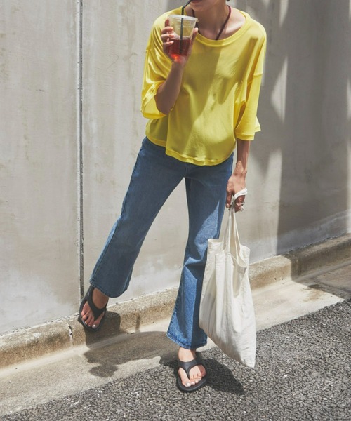 Auntie Rosa Holiday（アンティローザホリデー）の「リブバッククロスホルターキャミ（キャミソール・レディース・ブラック/ブラウン/イエロー・FREE）」の17枚目の写真