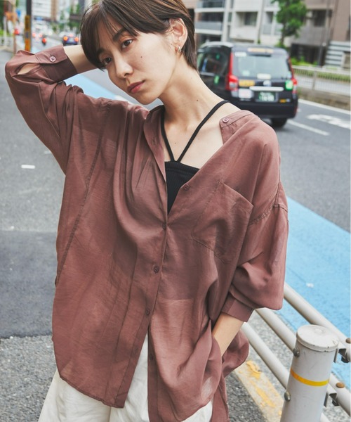 Auntie Rosa Holiday（アンティローザホリデー）の「リブバッククロスホルターキャミ（キャミソール・レディース・ブラック/ブラウン/イエロー・FREE）」の5枚目の写真