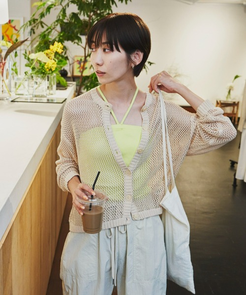 Auntie Rosa Holiday（アンティローザホリデー）の「リブバッククロスホルターキャミ（キャミソール・レディース・ブラック/ブラウン/イエロー・FREE）」の19枚目の写真