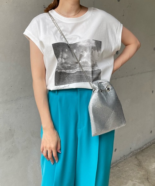 DouDou(ドゥドゥ)の「フォトTEE(Tシャツ/カットソー・レディース・ホワイト/ホワイト系その他・FREE)」の9枚目の写真