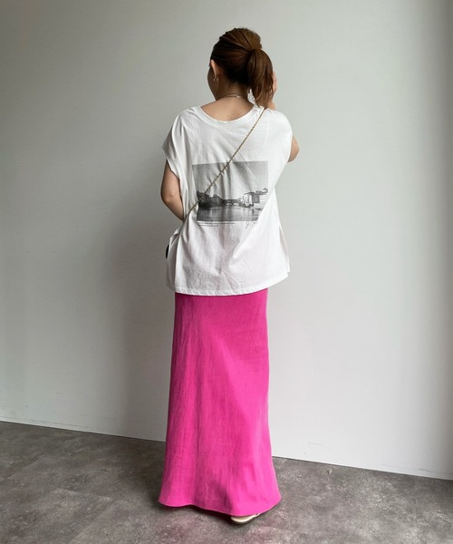 DouDou(ドゥドゥ)の「フォトTEE(Tシャツ/カットソー・レディース・ホワイト/ホワイト系その他・FREE)」の19枚目の写真
