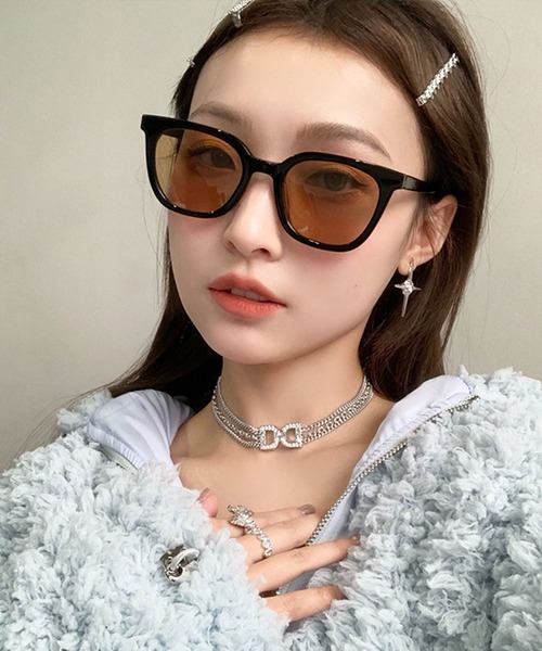 EPICKS（エピックス）の「カラーレンズサングラス（サングラス・レディース・ブラウン/ピンク/ブルー/ブラック・F）」の5枚目の写真