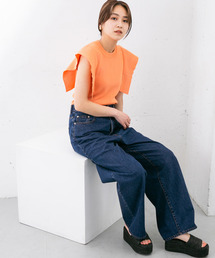 KBF | ボーイッシュダメージデニム(デニムパンツ)