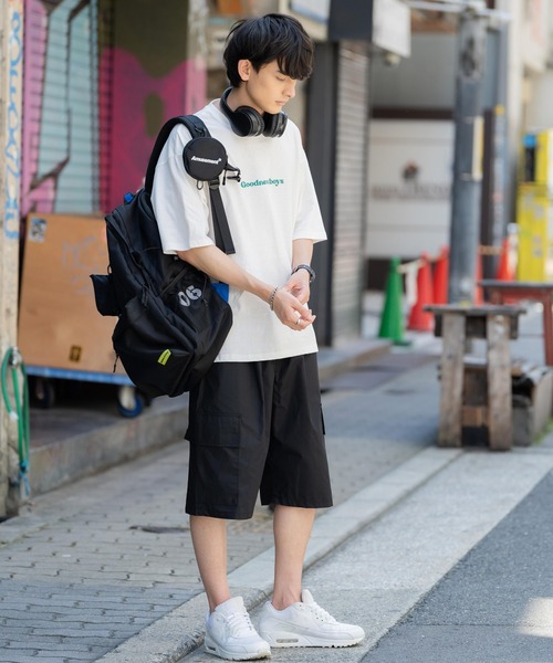 Rocky Monroe（ロッキーモンロー）の「オーバーサイズ 別注 エンジェルプリント半袖Tシャツ アメリカコットン（Tシャツ/カットソー・メンズ・ホワイト/ブラック/パープル/ブルー/グリーン/チャコール・M/L/XL）」の10枚目の写真