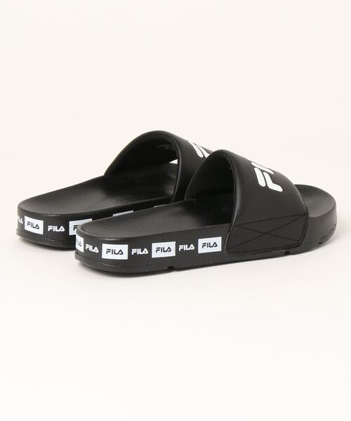 FILA(フィラ)の「ドリフター テイピーテープ2 / DRIFTER TAPEY TAPE 2 / サンダル(サンダル・レディース・ブラック/ナチュラル・23.0cm/24.0cm/25.0cm/26.0cm/27.0cm/28.0cm)」の3枚目の写真