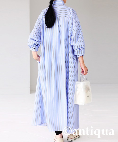 極美品♡ルネ♡ストライプワンピース ストライプフレアカットワンピース（7152192002） | INED