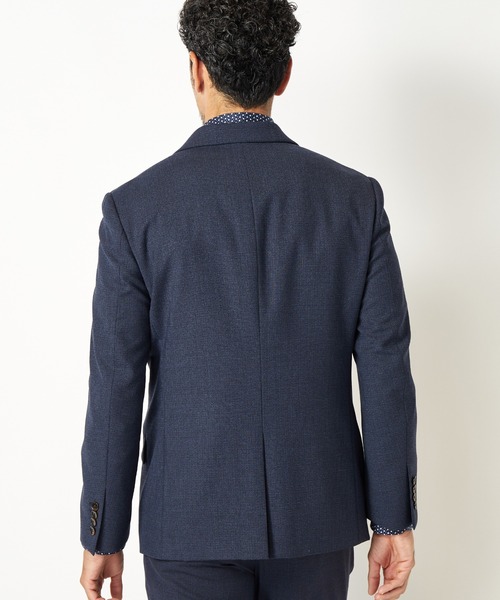 MEN'S BIGI（メンズビギ）の「ACTIVE TAILOR パウロオリビエラマイクロガンクラブジャケット（テーラードジャケット・メンズ・ネイビー/グレー系その他・01/02/03/04）」の10枚目の写真