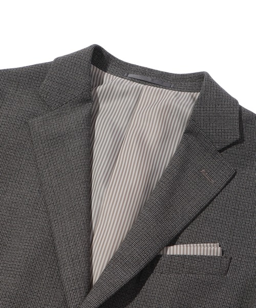 MEN'S BIGI（メンズビギ）の「ACTIVE TAILOR パウロオリビエラマイクロガンクラブジャケット（テーラードジャケット・メンズ・ネイビー/グレー系その他・01/02/03/04）」の12枚目の写真