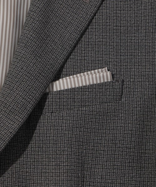 MEN'S BIGI（メンズビギ）の「ACTIVE TAILOR パウロオリビエラマイクロガンクラブジャケット（テーラードジャケット・メンズ・ネイビー/グレー系その他・01/02/03/04）」の13枚目の写真