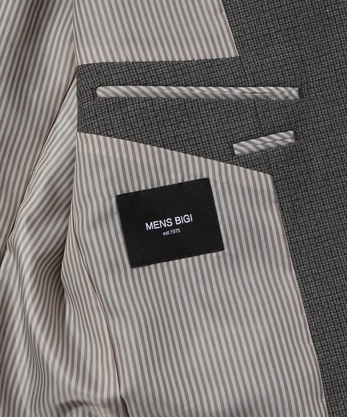 MEN'S BIGI（メンズビギ）の「ACTIVE TAILOR パウロオリビエラマイクロガンクラブジャケット（テーラードジャケット・メンズ・ネイビー/グレー系その他・01/02/03/04）」の19枚目の写真