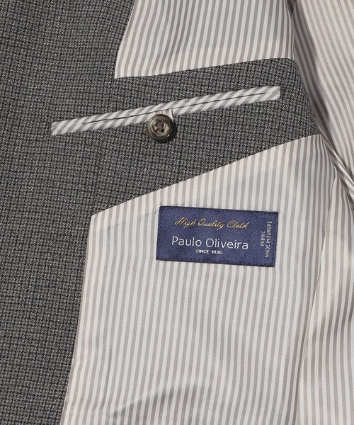 MEN'S BIGI（メンズビギ）の「ACTIVE TAILOR パウロオリビエラマイクロガンクラブジャケット（テーラードジャケット・メンズ・ネイビー/グレー系その他・01/02/03/04）」の20枚目の写真