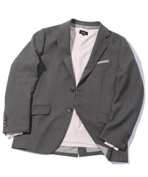 MEN'S BIGI（メンズビギ）の「ACTIVE TAILOR パウロオリビエラマイクロガンクラブジャケット（テーラードジャケット・メンズ・ネイビー/グレー系その他・01/02/03/04）」の11枚目の写真