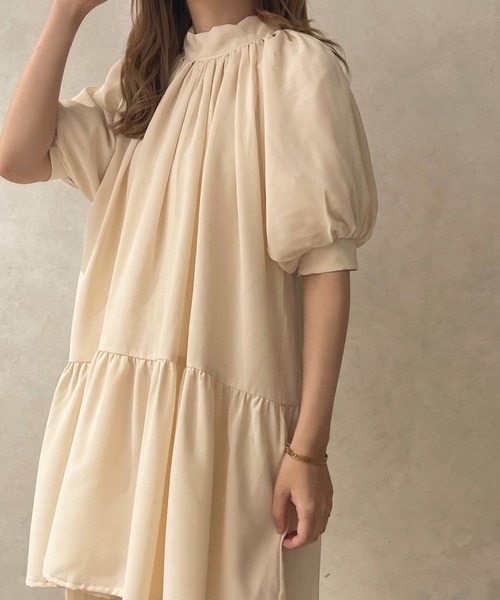 apres jour clair(アプレジュールクレア)の「【apres jour clair】2WAYリボンチュニックワンピース【ZOZOTOWN限定アイテム】(ワンピース・レディース・ベージュ/アイボリー/ピンク系その他・X-LARGE/フリー)」の19枚目の写真