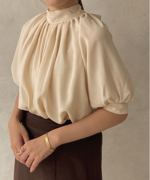 apres jour clair(アプレジュールクレア)の「【apres jour clair】2WAYリボンチュニックワンピース【ZOZOTOWN限定アイテム】(ワンピース・レディース・ベージュ/アイボリー/ピンク系その他・X-LARGE/フリー)」の8枚目の写真