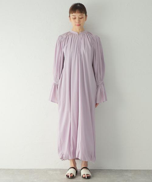 WRYHT(ライト)の「【WRYHT/ライト】GATHERD SLEEVE FOLK DRESS:ワンピース(ワンピース・レディース・パープル・SMALL)」の5枚目の写真