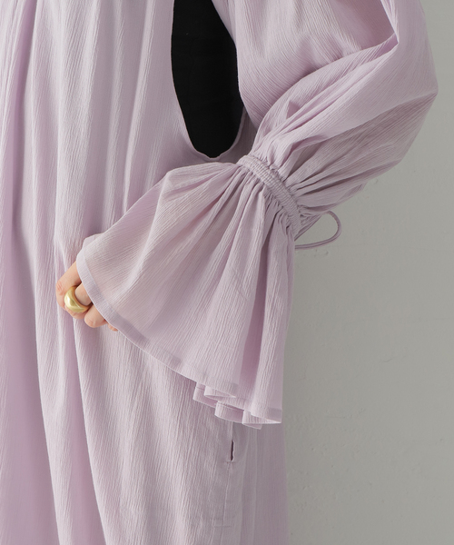 WRYHT(ライト)の「【WRYHT/ライト】GATHERD SLEEVE FOLK DRESS:ワンピース(ワンピース・レディース・パープル・SMALL)」の11枚目の写真