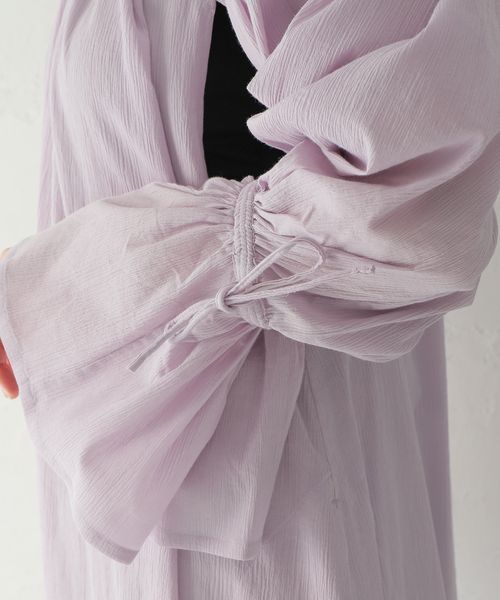 WRYHT(ライト)の「【WRYHT/ライト】GATHERD SLEEVE FOLK DRESS:ワンピース(ワンピース・レディース・パープル・SMALL)」の13枚目の写真
