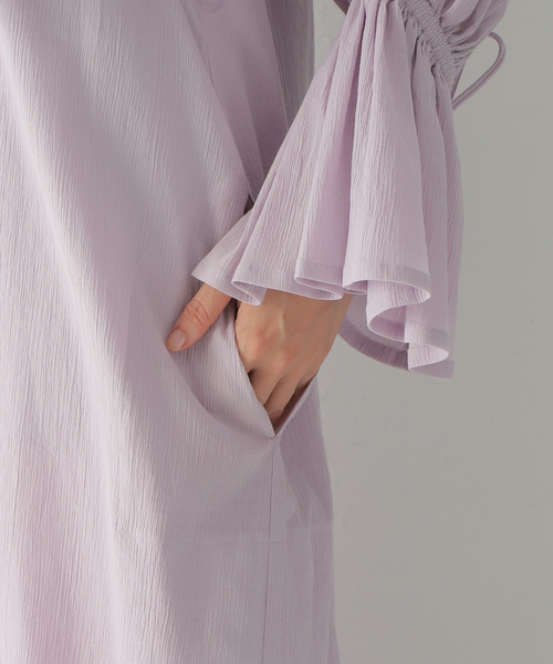 WRYHT(ライト)の「【WRYHT/ライト】GATHERD SLEEVE FOLK DRESS:ワンピース(ワンピース・レディース・パープル・SMALL)」の14枚目の写真