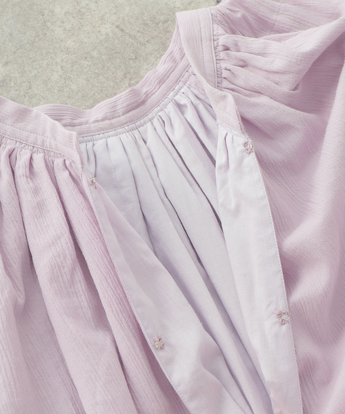 WRYHT(ライト)の「【WRYHT/ライト】GATHERD SLEEVE FOLK DRESS:ワンピース(ワンピース・レディース・パープル・SMALL)」の17枚目の写真
