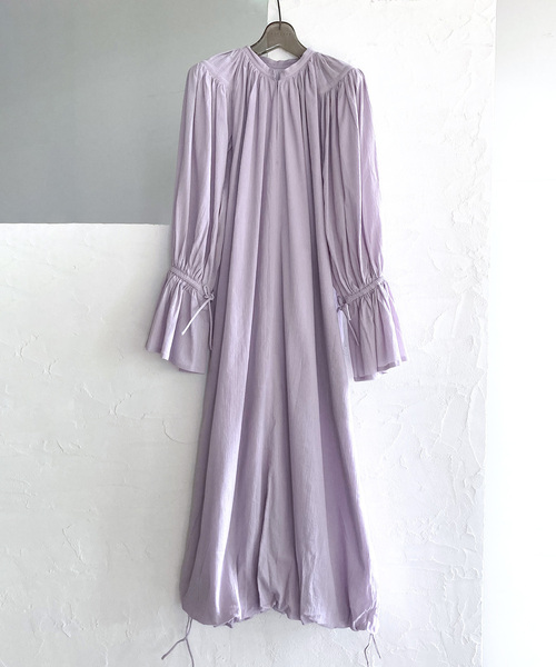 セール】【WRYHT/ライト】GATHERD SLEEVE FOLK DRESS：ワンピース