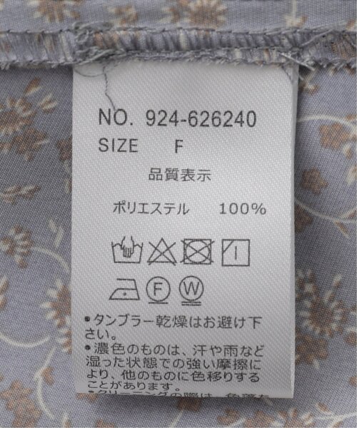 RAY CASSIN(レイカズン)の「花柄開襟シャツワンピース(シャツワンピース・レディース・ブラック/ブルー/キナリ・FREE)」の17枚目の写真