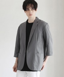 THE CASUAL | 綿麻7分袖テーラードジャケット(テーラードジャケット)