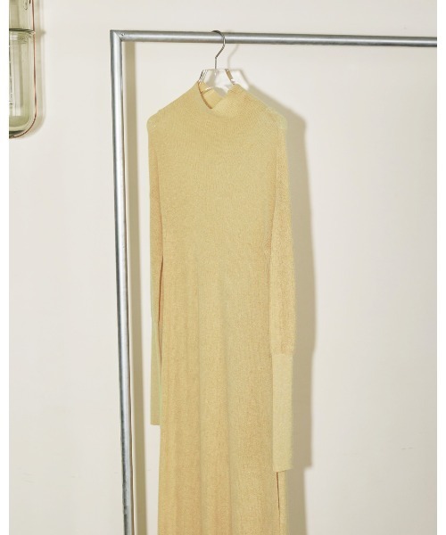 TODAYFUL（トゥデイフル）の「シルクニットドレス（ワンピース・レディース・ブラック/ベージュ・36inch/38inch）」の13枚目の写真