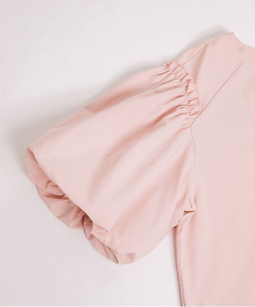 SUGAR BISKET（シュガービスケット）の「バルーンスリーブブラウス（シャツ/ブラウス・レディース・ホワイト/ベージュ/ピンク/ブラック・M/L）」の7枚目の写真