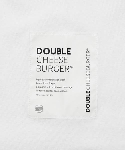 DOUBLE CHEESEBURGER(ダブルチーズバーガー)の「ダブルチーズバーガー Tシャツ -Stay Different.- / DOUBLE CHEESEBURGER T-Shirt -Stay Different.-(Tシャツ/カットソー・メンズ・ホワイト/ブラック・FREE)」の6枚目の写真