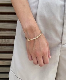 ツイスト メタル バングルブレスレット