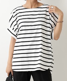 OUVRAGE CLASSE | オーバーサイズボーダーTシャツ(Tシャツ/カットソー)