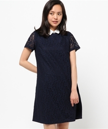 ROSE BUD | (SUGARHILL BOUTIQUE) ST15D10 LACE TUNIC DRESS WITH CONTRAST(ワンピース)