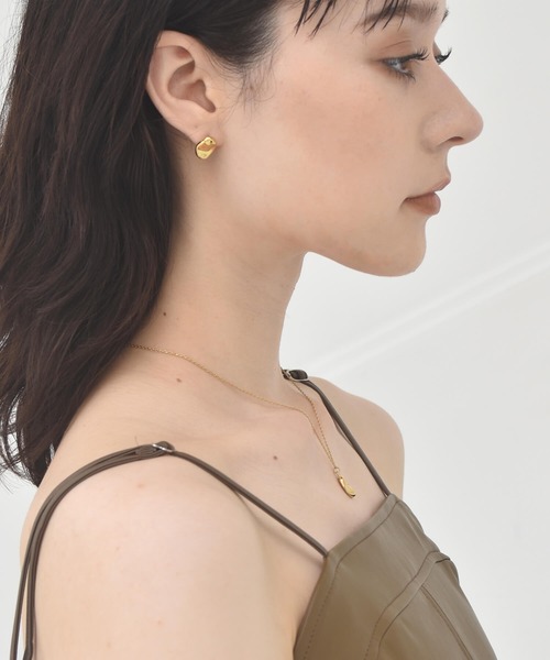 LHME(エルエイチエムイー)の「LHME バロックオーバルネックレス/サージカルステンレス316L(金属アレルギー対応)(ネックレス・レディース・シルバー/ゴールド・45cm)」の15枚目の写真