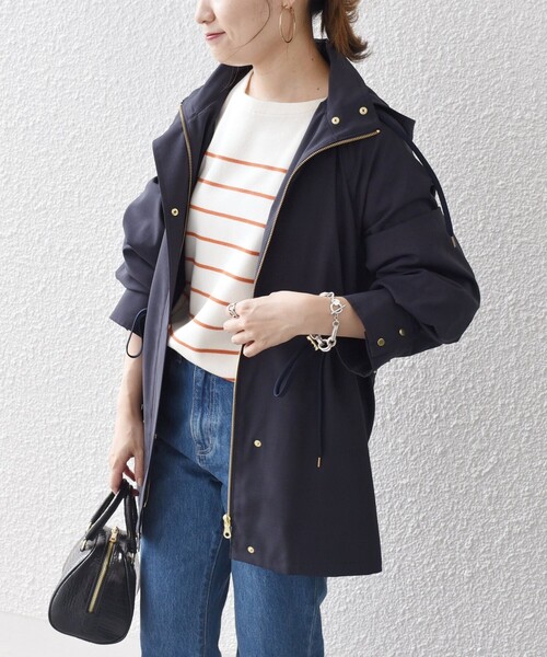 SHIPS（シップス）の「*ドロストマウンテンパーカー◆（マウンテンパーカー・レディース・ライトグレー/ブラック/ネイビー/ライトブラウン・ONE SIZE）」の17枚目の写真