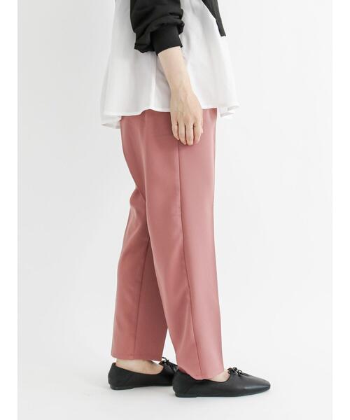 Samansa Mos2 blue(サマンサモスモスブルー)の「マルチスタイルテーパードパンツ(その他パンツ・レディース・ブラック/ベージュ/グレー/ピンク/イエロー/グリーン/ライトベージュ・SMALL/MEDIUM/LARGE)」の14枚目の写真