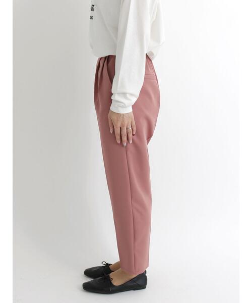 Samansa Mos2 blue(サマンサモスモスブルー)の「マルチスタイルテーパードパンツ(その他パンツ・レディース・ブラック/ベージュ/グレー/ピンク/イエロー/グリーン/ライトベージュ・SMALL/MEDIUM/LARGE)」の19枚目の写真